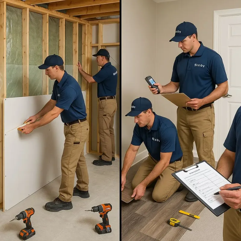 Repairs and Reconstruction process in Centerville, OH